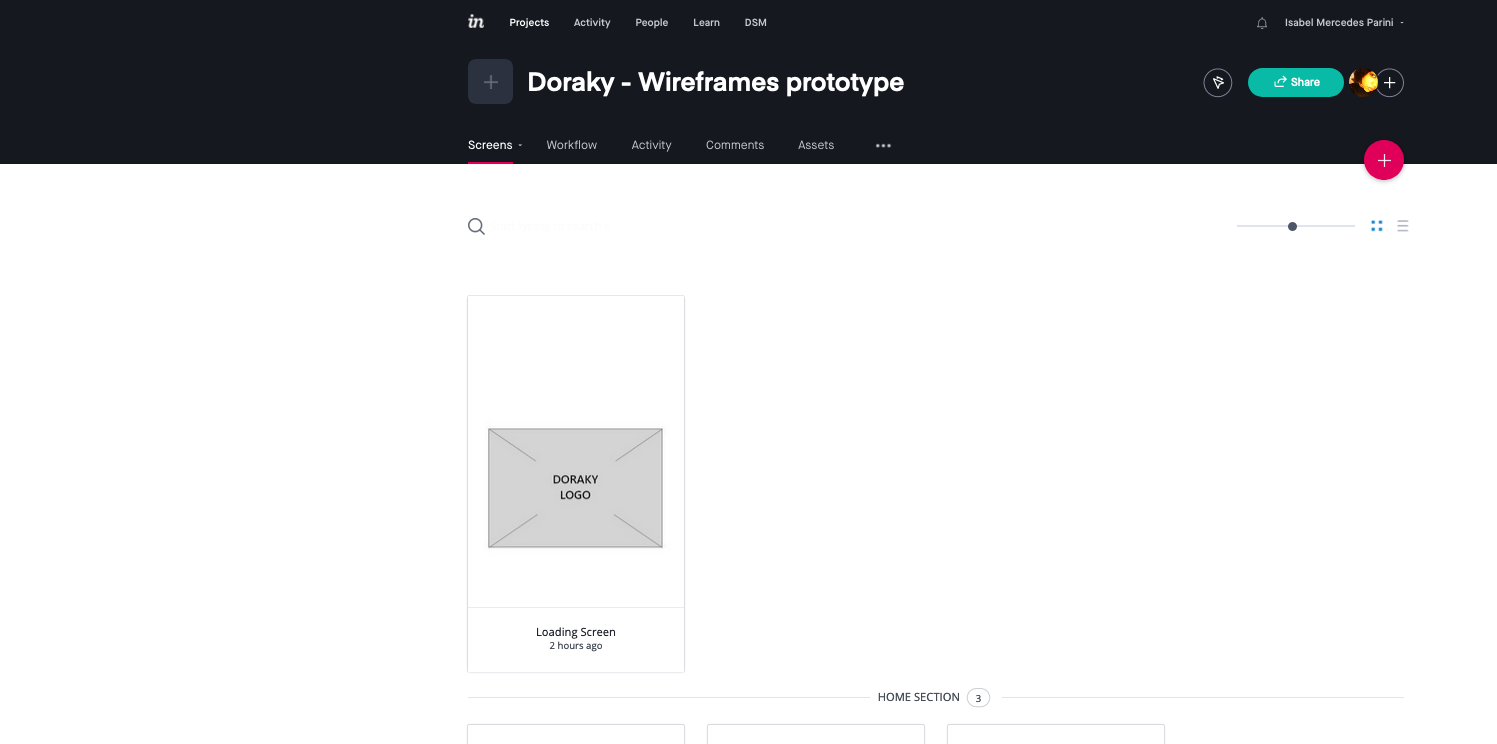 Wireframes Prototype
