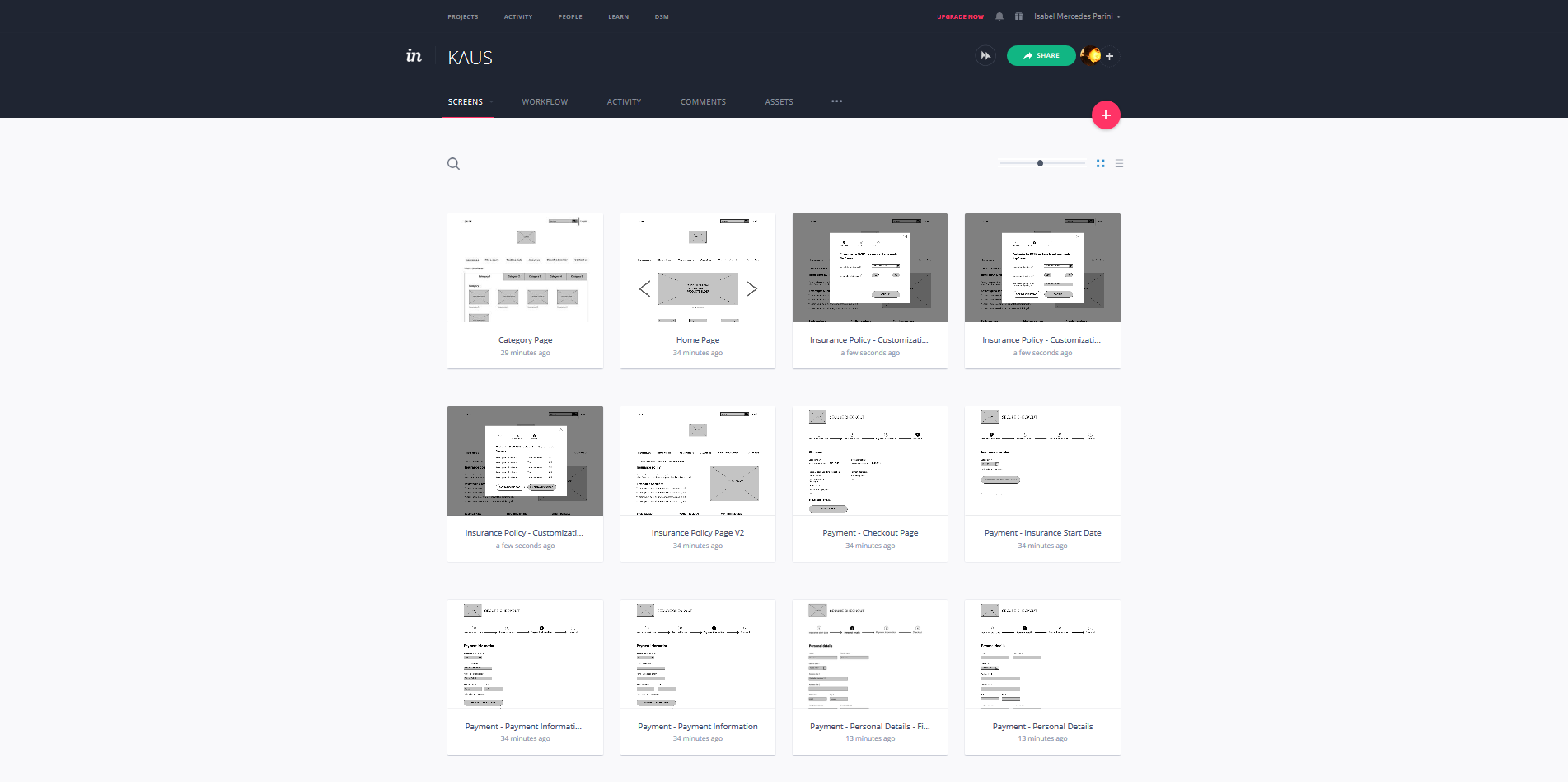 Wireframes Prototype